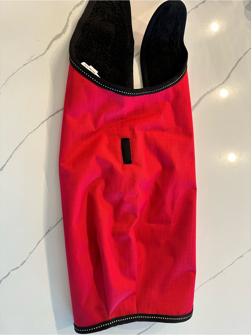 Windhorse Dog Coat – Medium – Red/Black Sherpa Lined